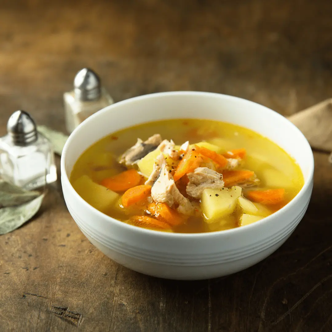 Vegetable Soup with Ginger